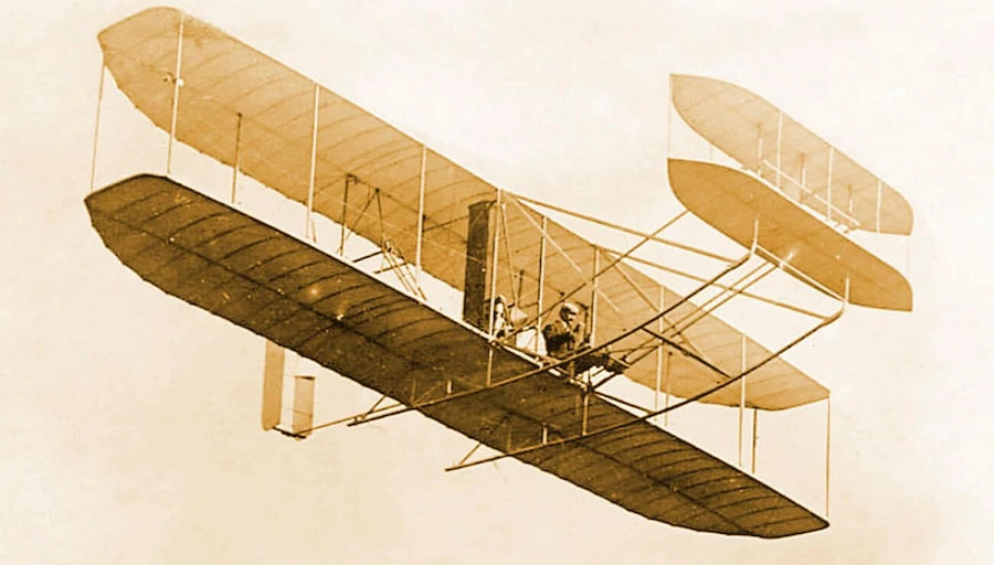 Wright brothers airplane